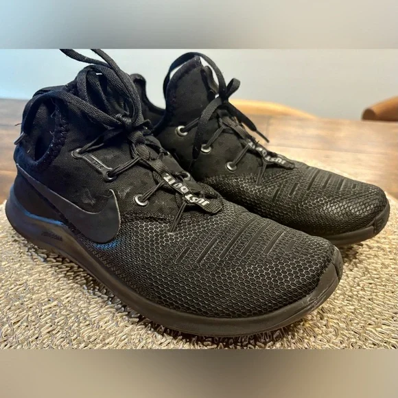 Nike Womens Free TR 8 Running Shoes Black/Black 8 B US - Picture 2 of 8